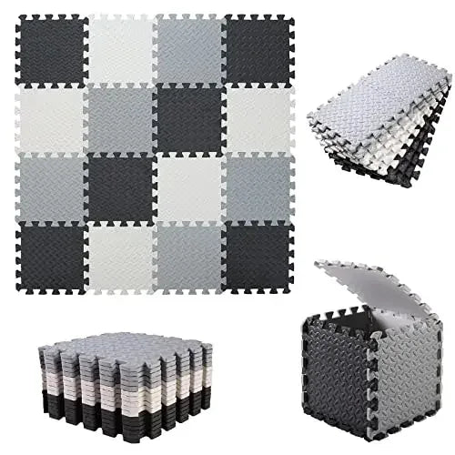 DHDHCN Puzzle Mat 16 Piece Educational EVA Foam 30x30cm for Kids - ToylandEU