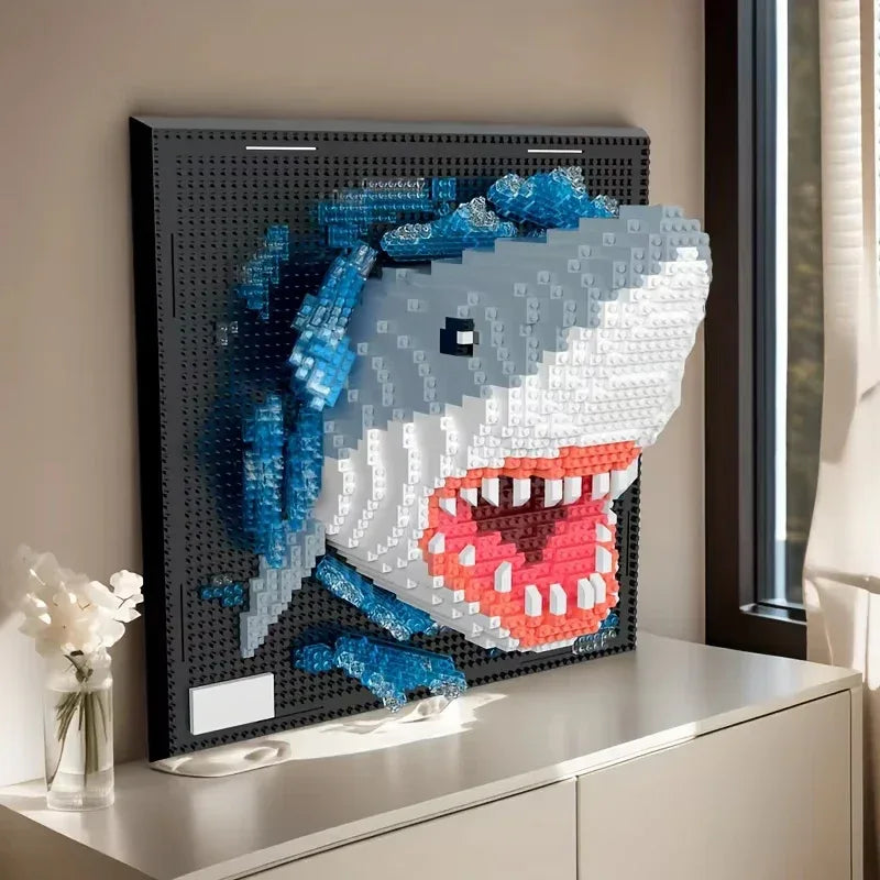 DIY 3D Animal Block Art Wall Frame Gift For Adults - ToylandEU