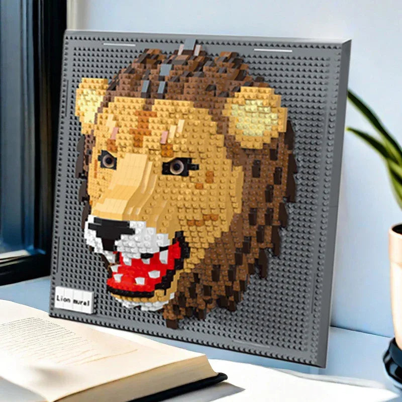 DIY 3D Animal Block Art Wall Frame Gift For Adults - ToylandEU