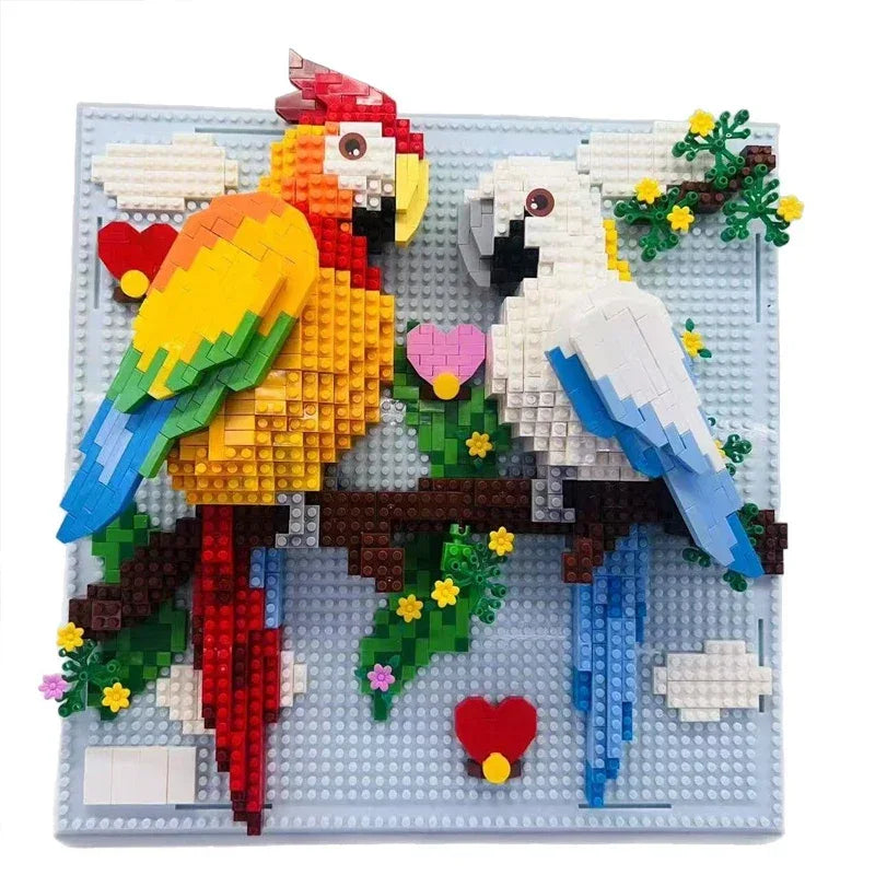 DIY 3D Animal Block Art Wall Frame Gift For Adults - ToylandEU