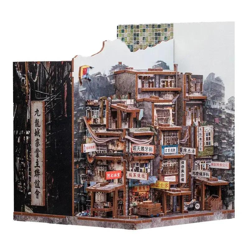  DIY 3D Dollhouse Bookends LED Light Wooden Puzzle Kit -  ToylandEU™