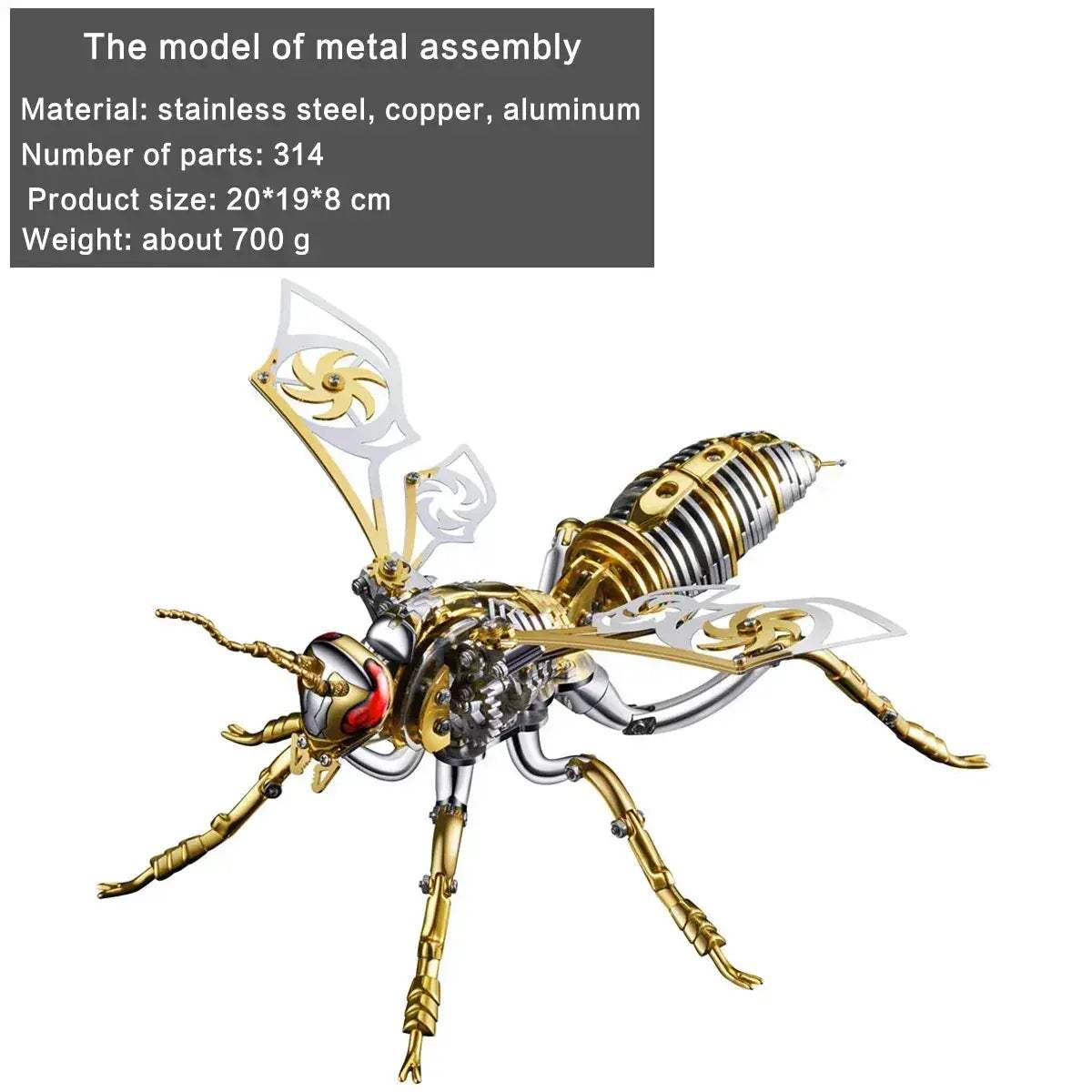 DIY 3D Metal Model Kit Mechanical Puzzle Gift for Teens - ToylandEU