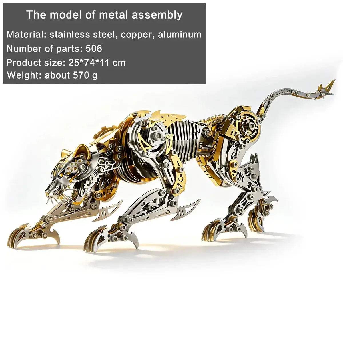 DIY 3D Metal Model Kit Mechanical Puzzle Gift for Teens - ToylandEU