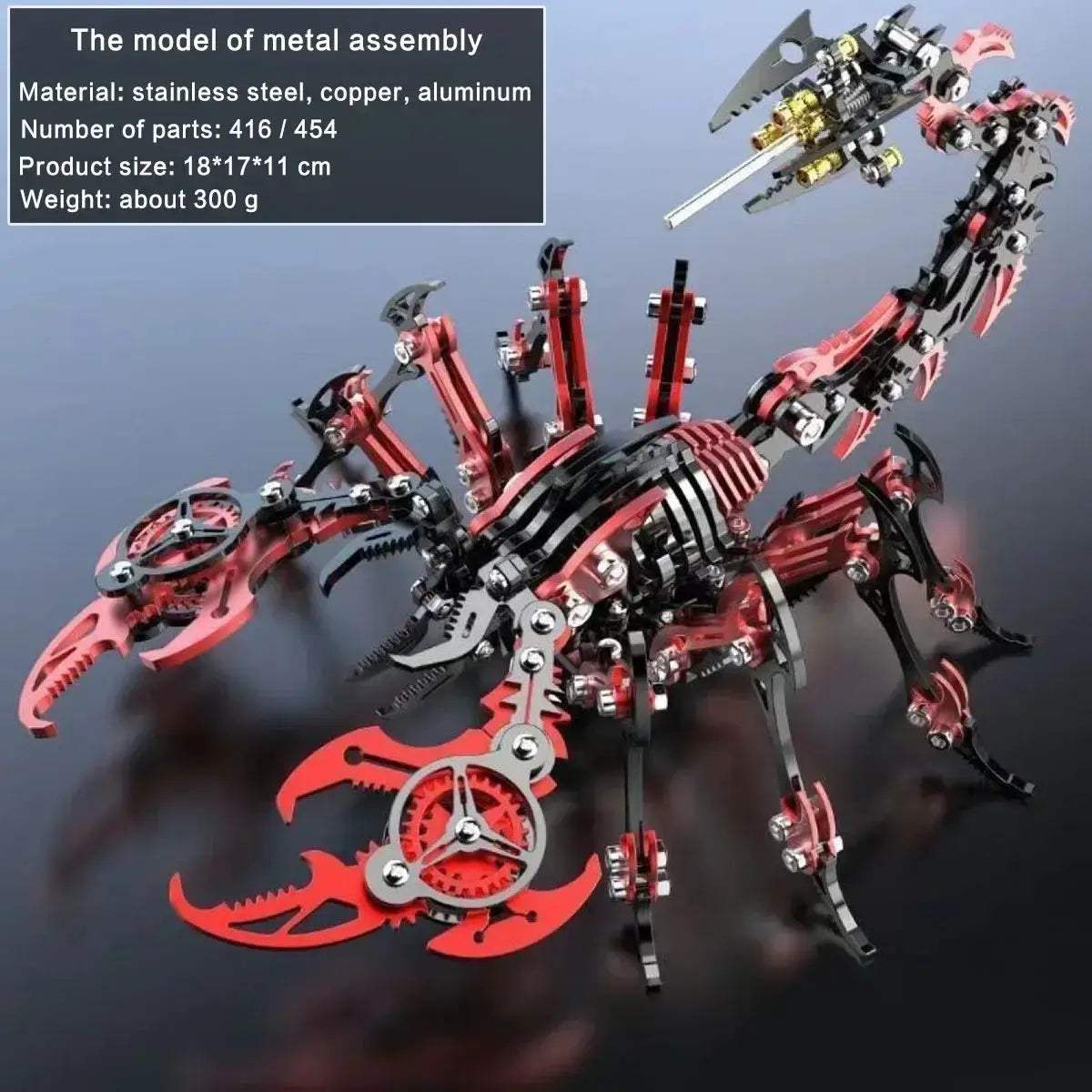 DIY 3D Metal Model Kit Mechanical Puzzle Gift for Teens - ToylandEU