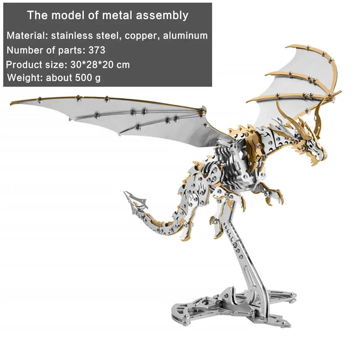 DIY 3D Metal Model Kit Mechanical Puzzle Gift for Teens - ToylandEU