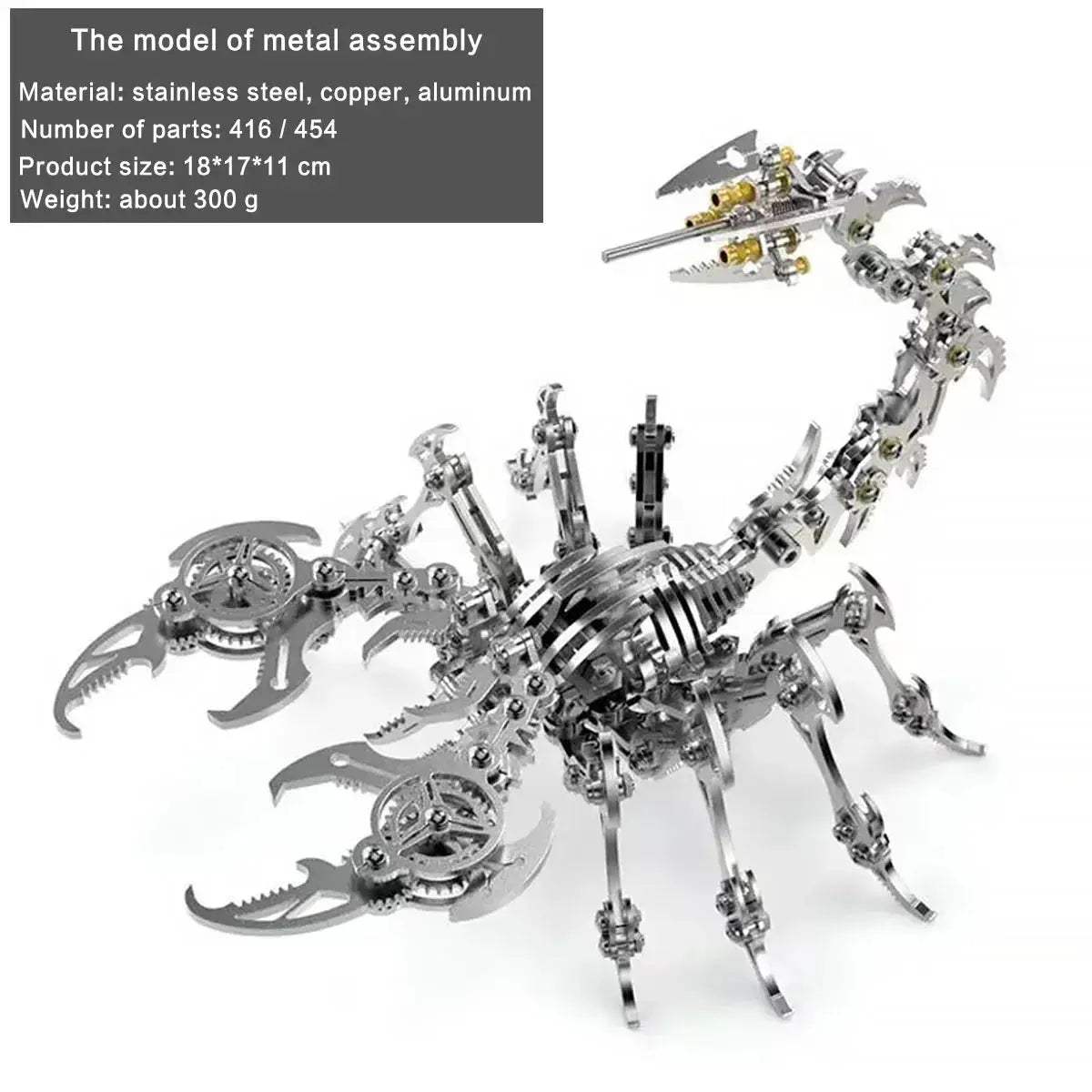 DIY 3D Metal Model Kit Mechanical Puzzle Gift for Teens - ToylandEU