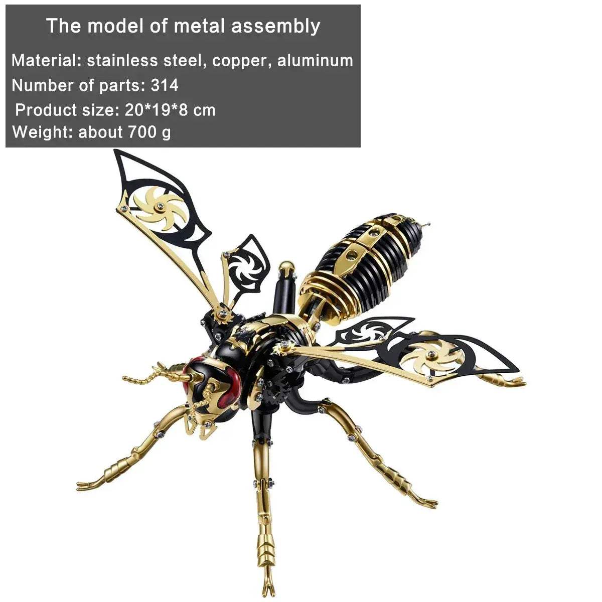 DIY 3D Metal Model Kit Mechanical Puzzle Gift for Teens - ToylandEU