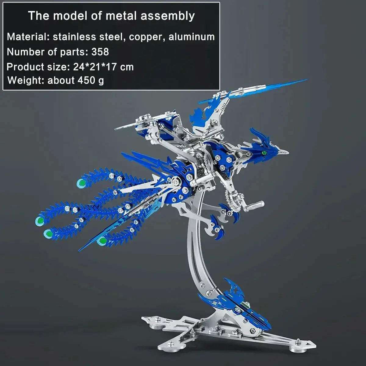 DIY 3D Metal Model Kit Mechanical Puzzle Gift for Teens - ToylandEU