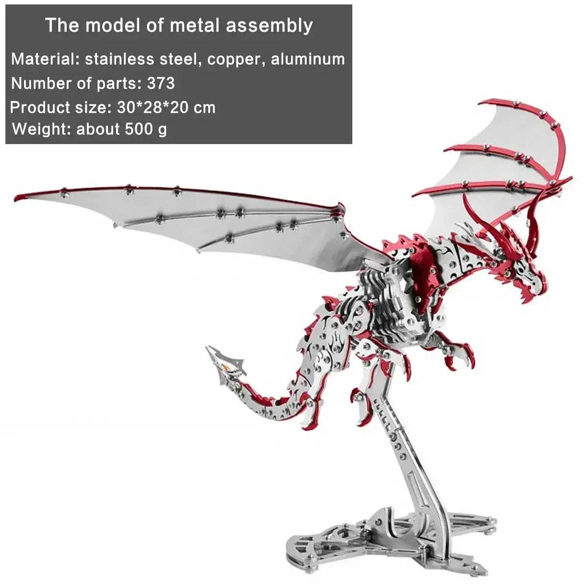 DIY 3D Metal Model Kit Mechanical Puzzle Gift for Teens - ToylandEU