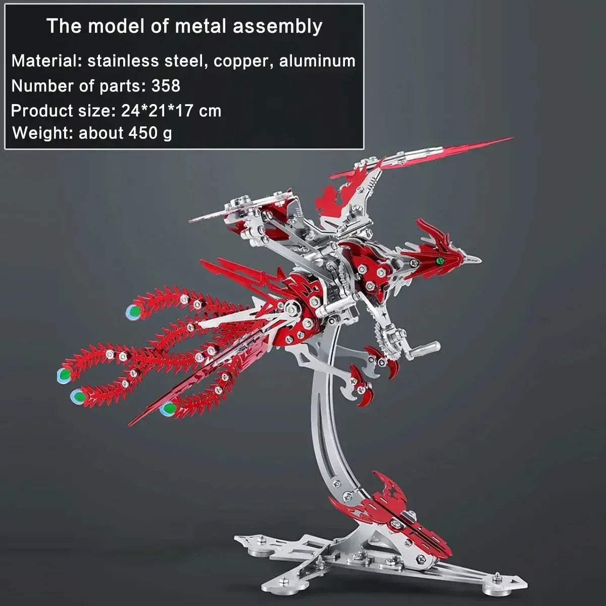 DIY 3D Metal Model Kit Mechanical Puzzle Gift for Teens - ToylandEU