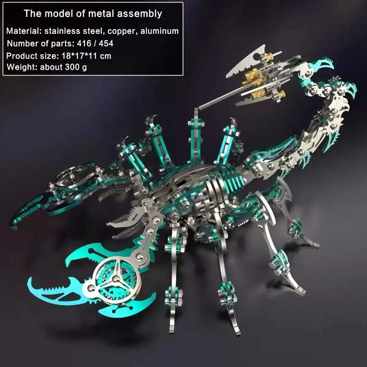 DIY 3D Metal Model Kit Mechanical Puzzle Gift for Teens - ToylandEU