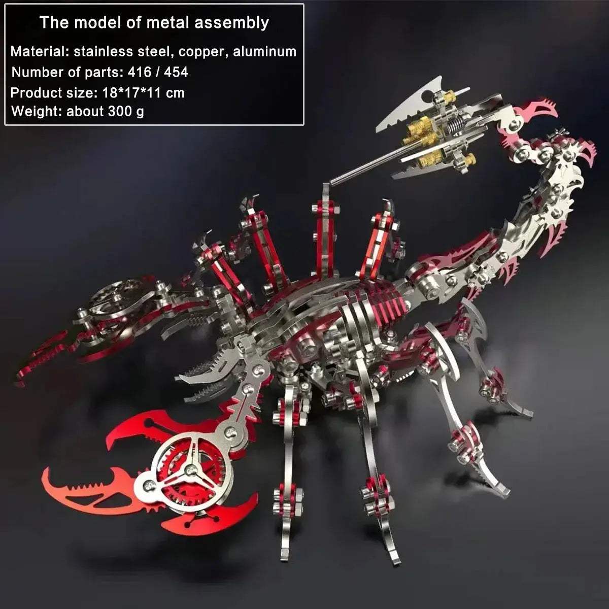 DIY 3D Metal Model Kit Mechanical Puzzle Gift for Teens - ToylandEU