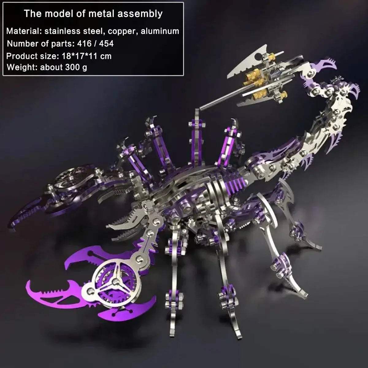 DIY 3D Metal Model Kit Mechanical Puzzle Gift for Teens - ToylandEU