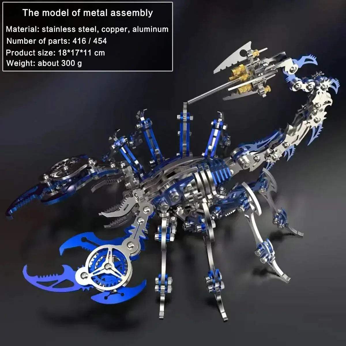 DIY 3D Metal Model Kit Mechanical Puzzle Gift for Teens - ToylandEU