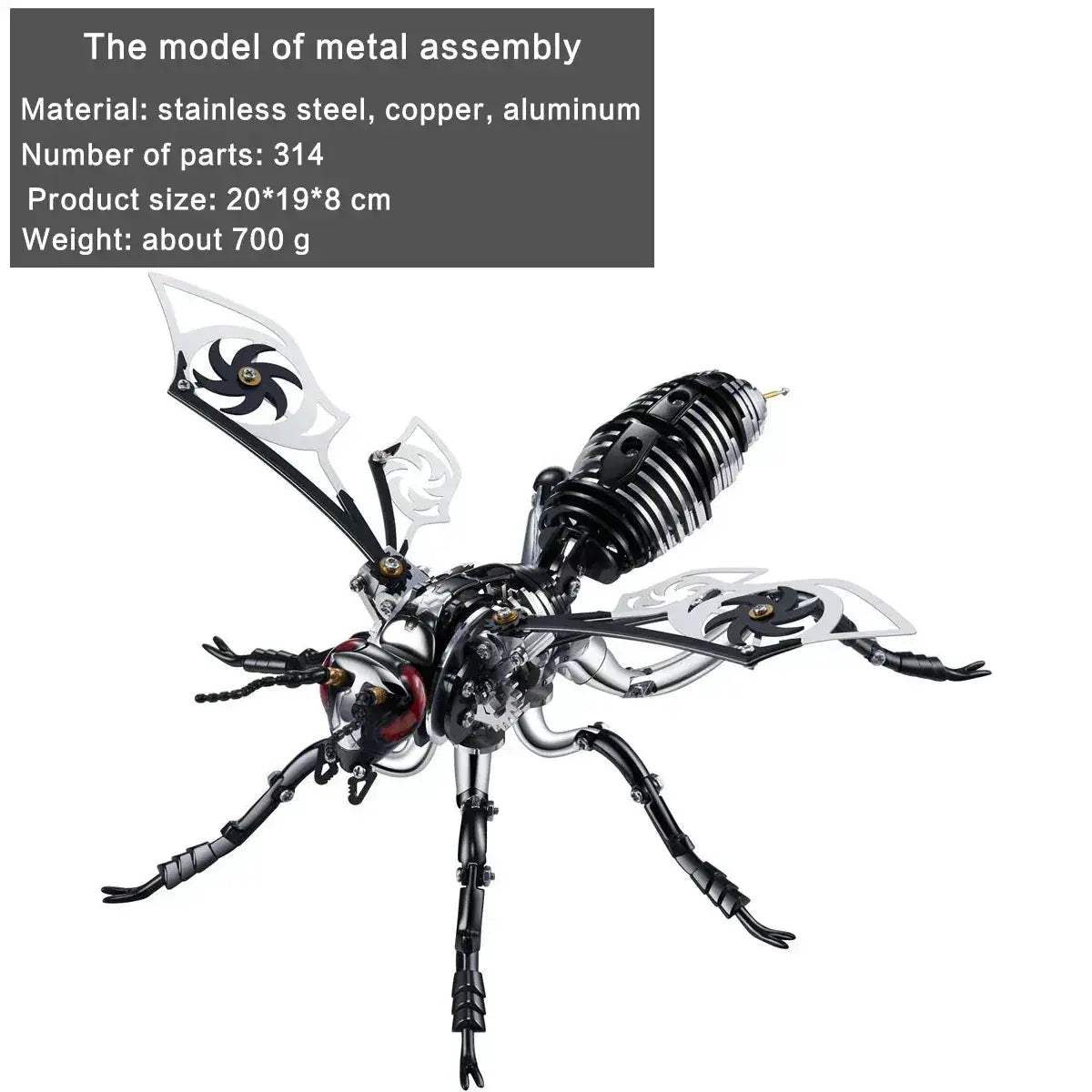 DIY 3D Metal Model Kit Mechanical Puzzle Gift for Teens - ToylandEU