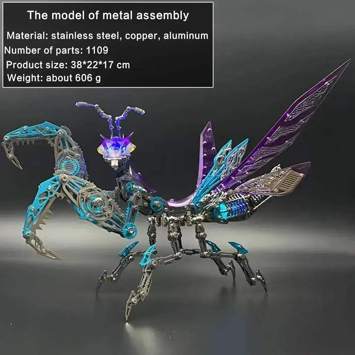 DIY 3D Metal Model Kit Mechanical Puzzle Gift for Teens - ToylandEU