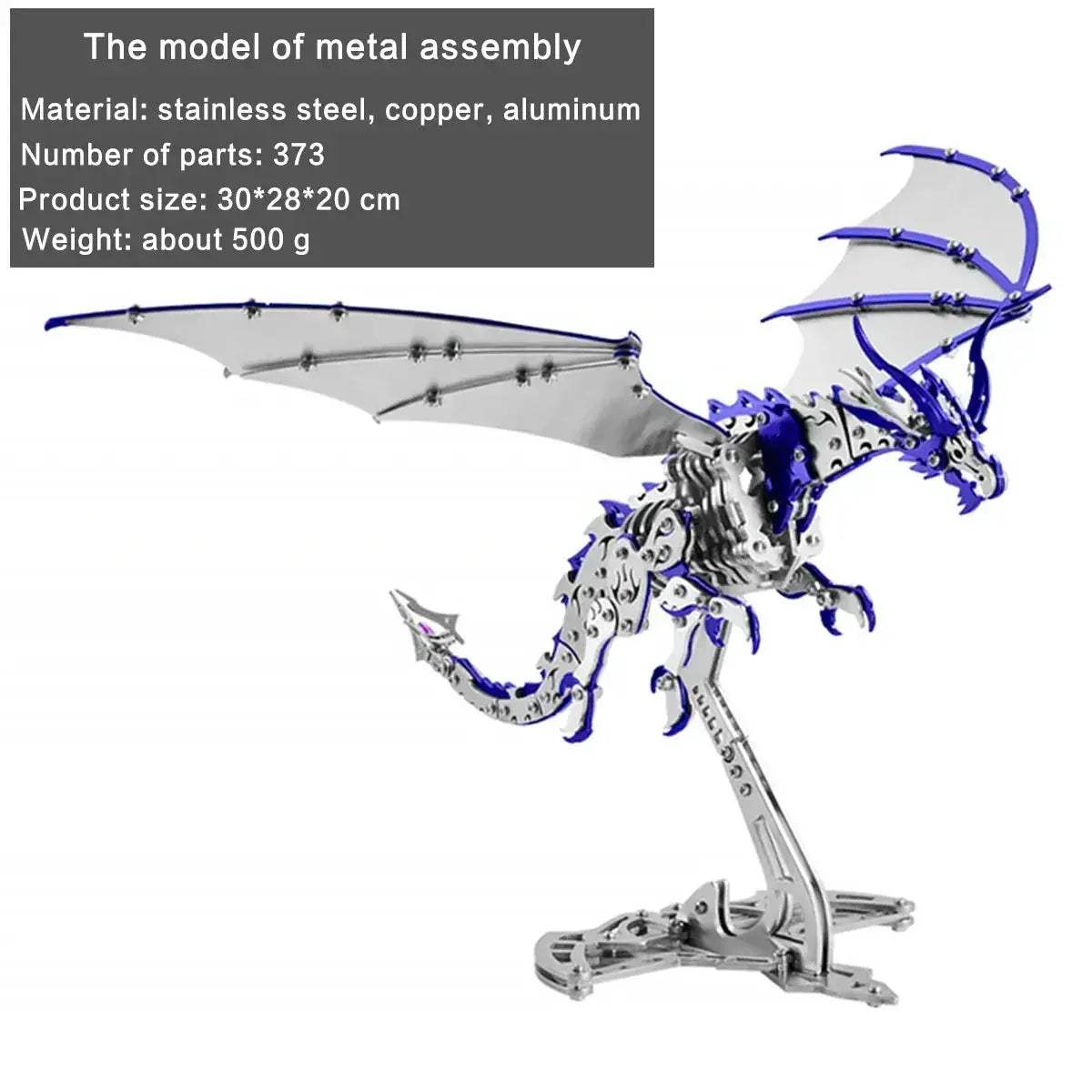 DIY 3D Metal Model Kit Mechanical Puzzle Gift for Teens - ToylandEU