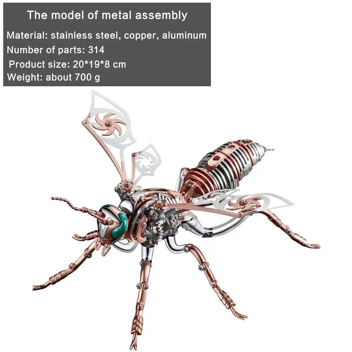DIY 3D Metal Model Kit Mechanical Puzzle Gift for Teens - ToylandEU