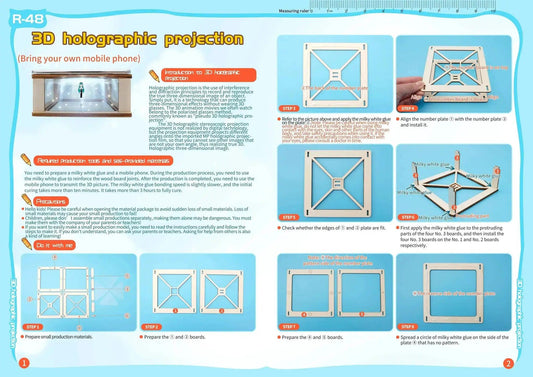  DIY 3D Projector Science Toys Tecnologia STEM Kit Educational Teaching Aids for Kids -  ToylandEU™