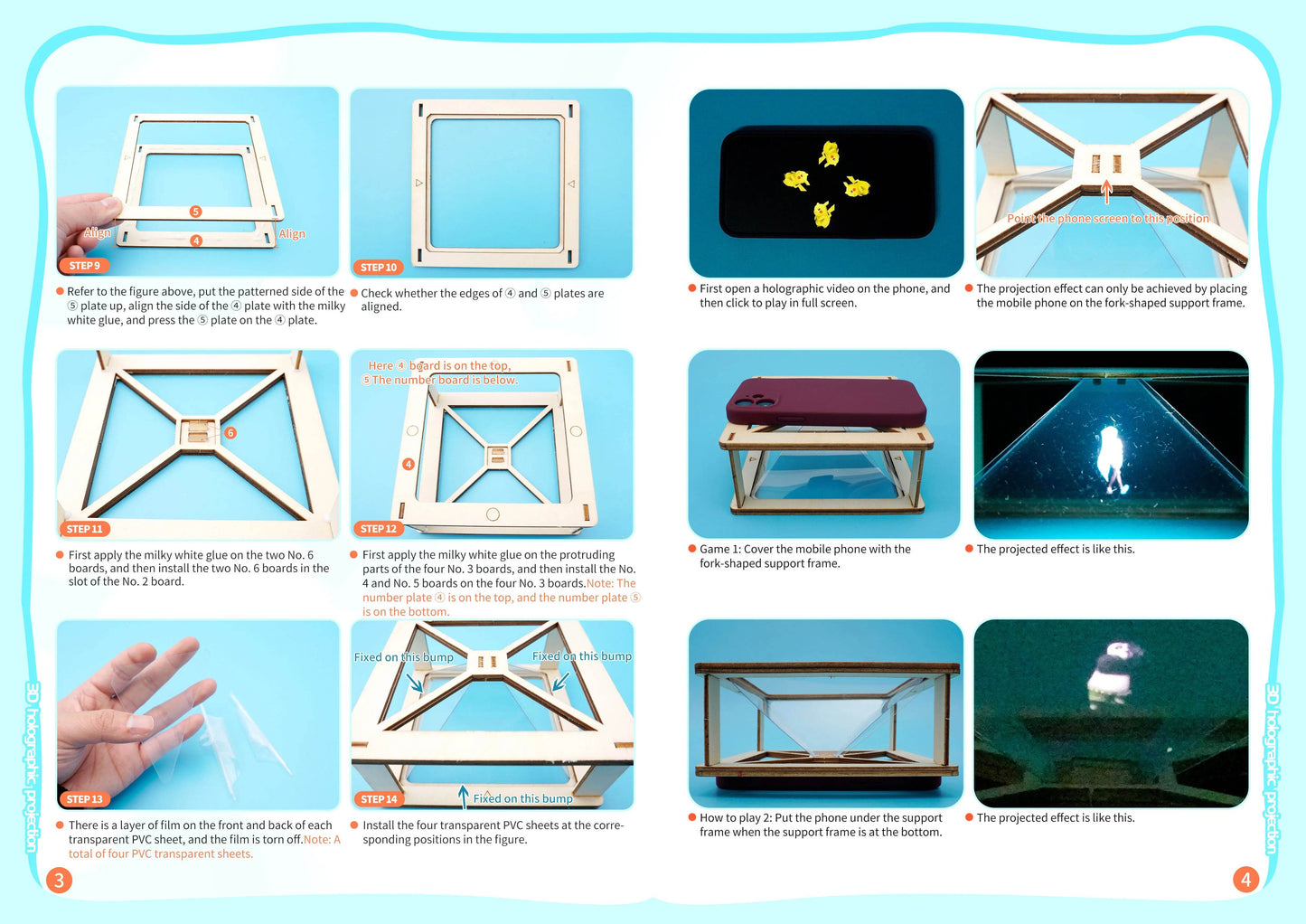 DIY 3D Projector Science Toys Tecnologia STEM Kit Educational Teaching Aids for Kids - ToylandEU