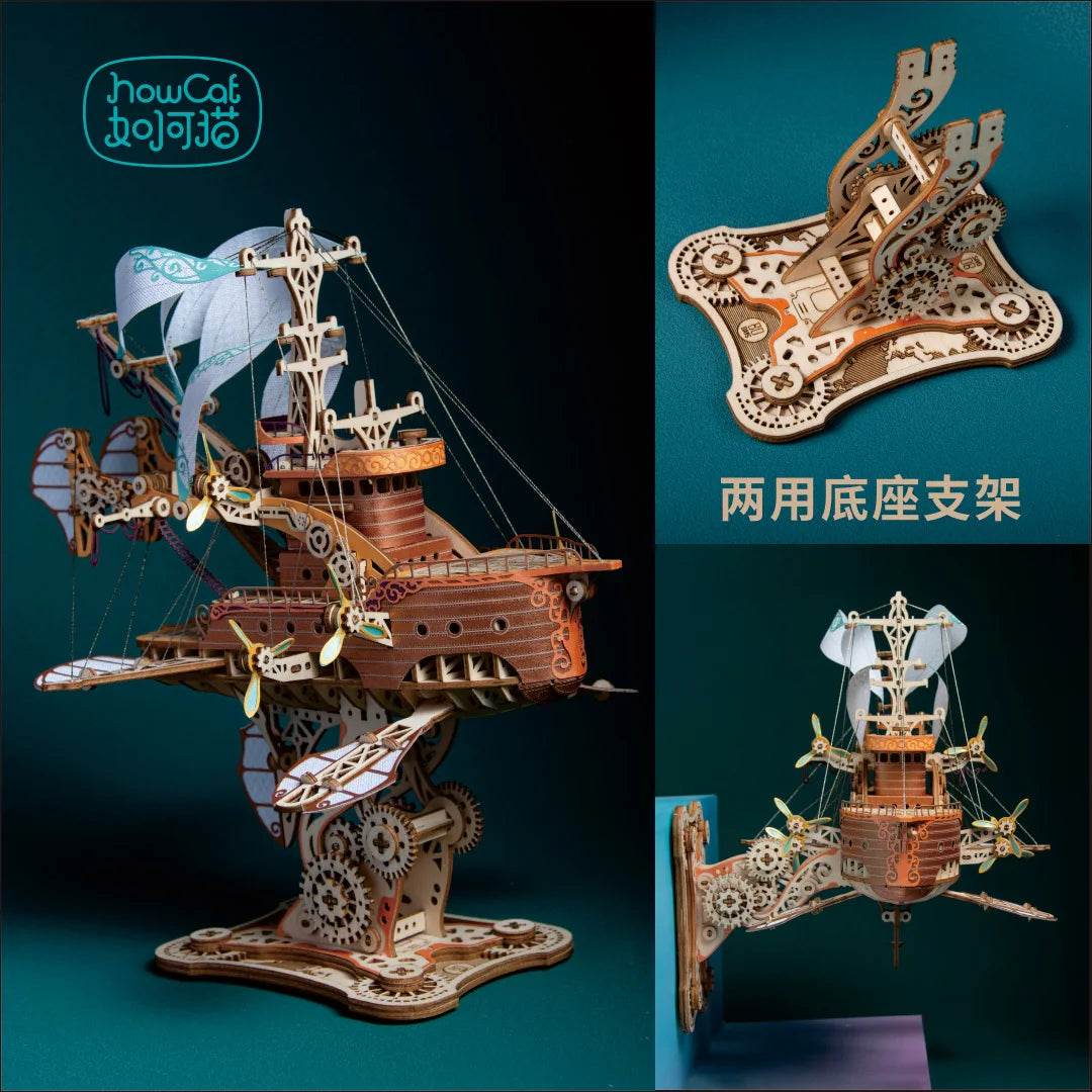 DIY 3D Wooden Puzzle Fantastic Spaceship Model Kits Toys - ToylandEU