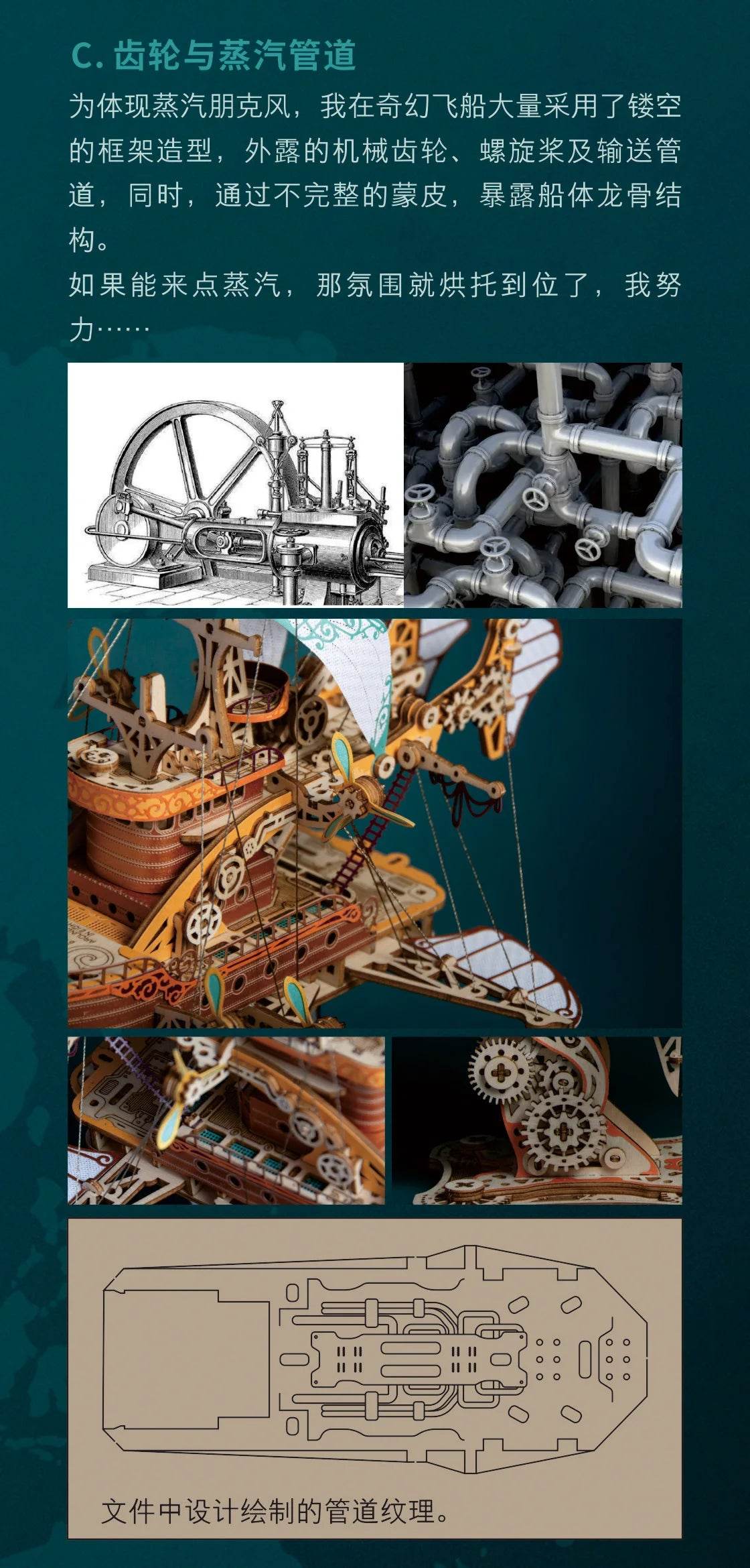 DIY 3D Wooden Puzzle Fantastic Spaceship Model Kits Toys - ToylandEU