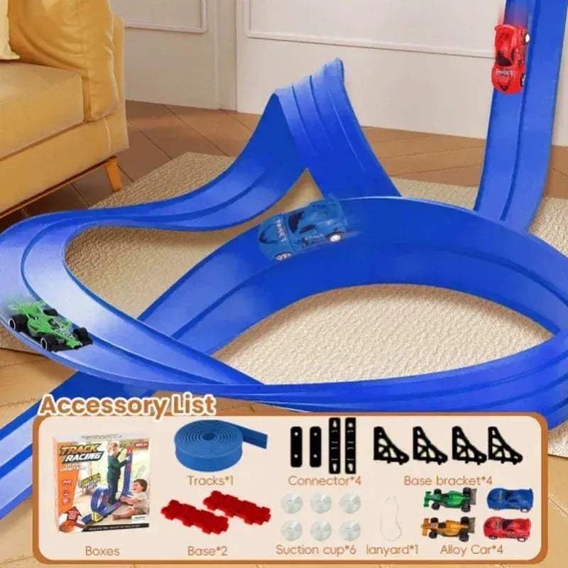 DIY Aluminum Track Car For Kids With Inertia Action - ToylandEU