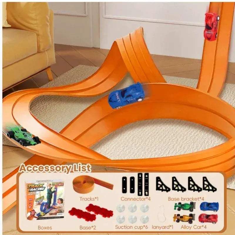 DIY Aluminum Track Car For Kids With Inertia Action - ToylandEU