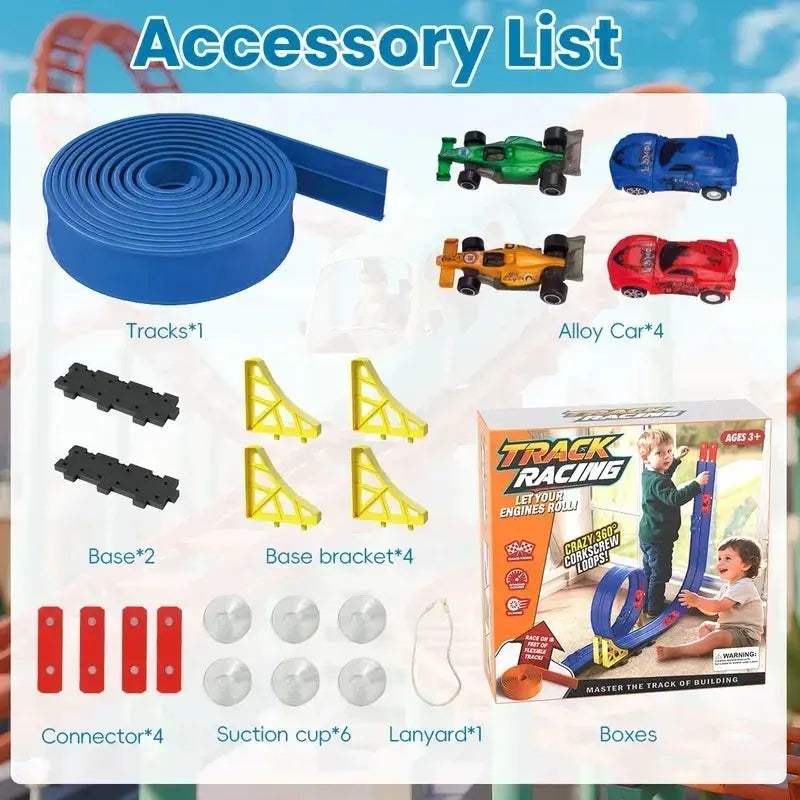 DIY Aluminum Track Car For Kids With Inertia Action - ToylandEU