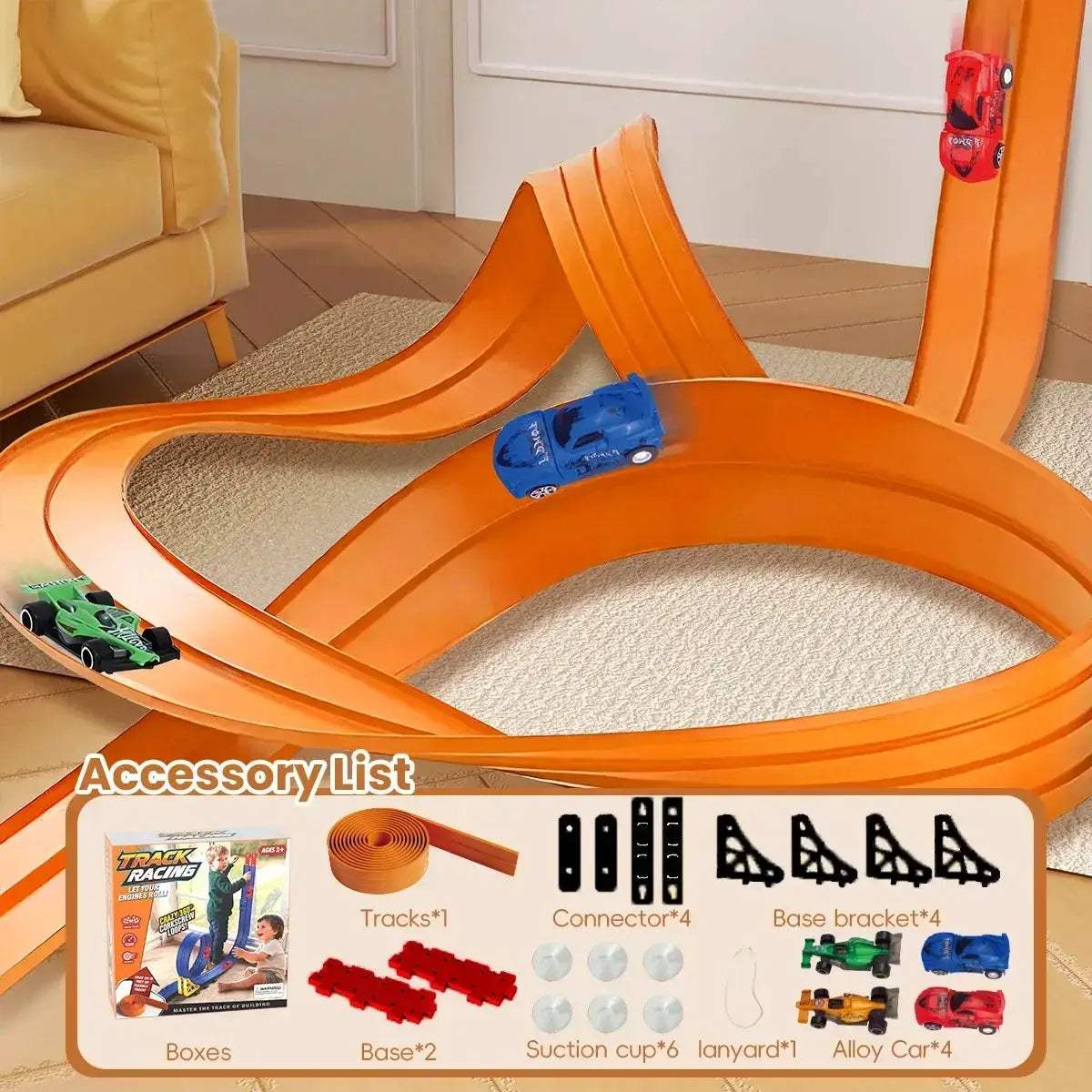 DIY Aluminum Track Car For Kids With Inertia Action - ToylandEU