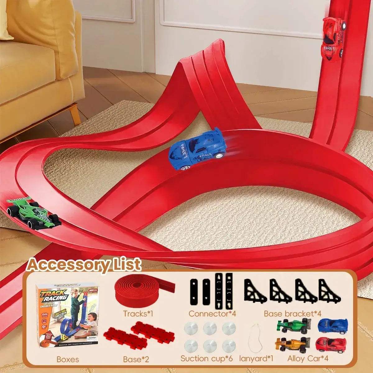 DIY Aluminum Track Car For Kids With Inertia Action - ToylandEU