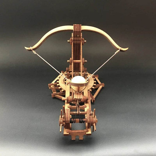 DIY Ancient Chariot Siege Catapult Model with Adjustable Crossbow - ToylandEU