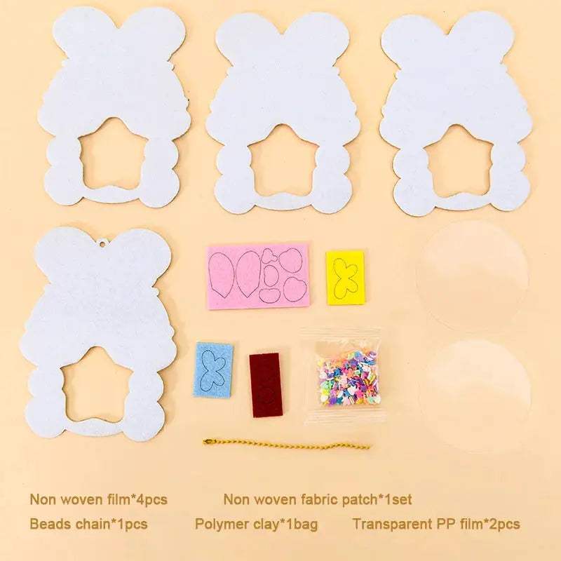 DIY Animal Shake Pendant Craft Kit For Kids Easy Assembly - ToylandEU