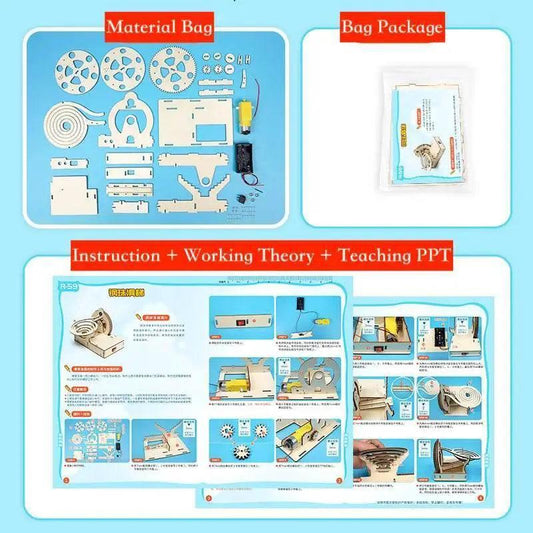  DIY Assemble Mechanical Marble Run Gear Model STEM Kit Children Science Toys Learning -  ToylandEU™
