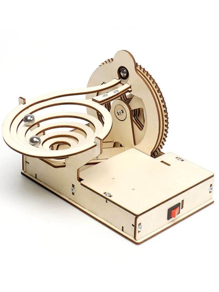 DIY Assemble Mechanical Marble Run Gear Model STEM Kit Children Science Toys Learning - ToylandEU