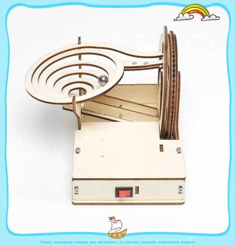 DIY Assemble Mechanical Marble Run Gear Model STEM Kit Children Science Toys Learning - ToylandEU