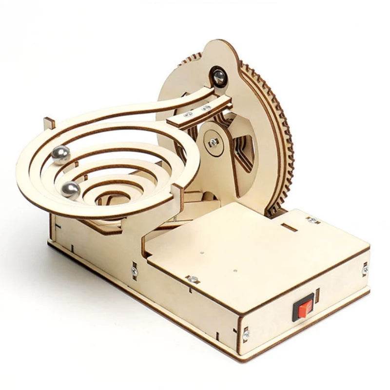 DIY Assemble Mechanical Marble Run Gear Model STEM Kit Children Science Toys Learning - ToylandEU