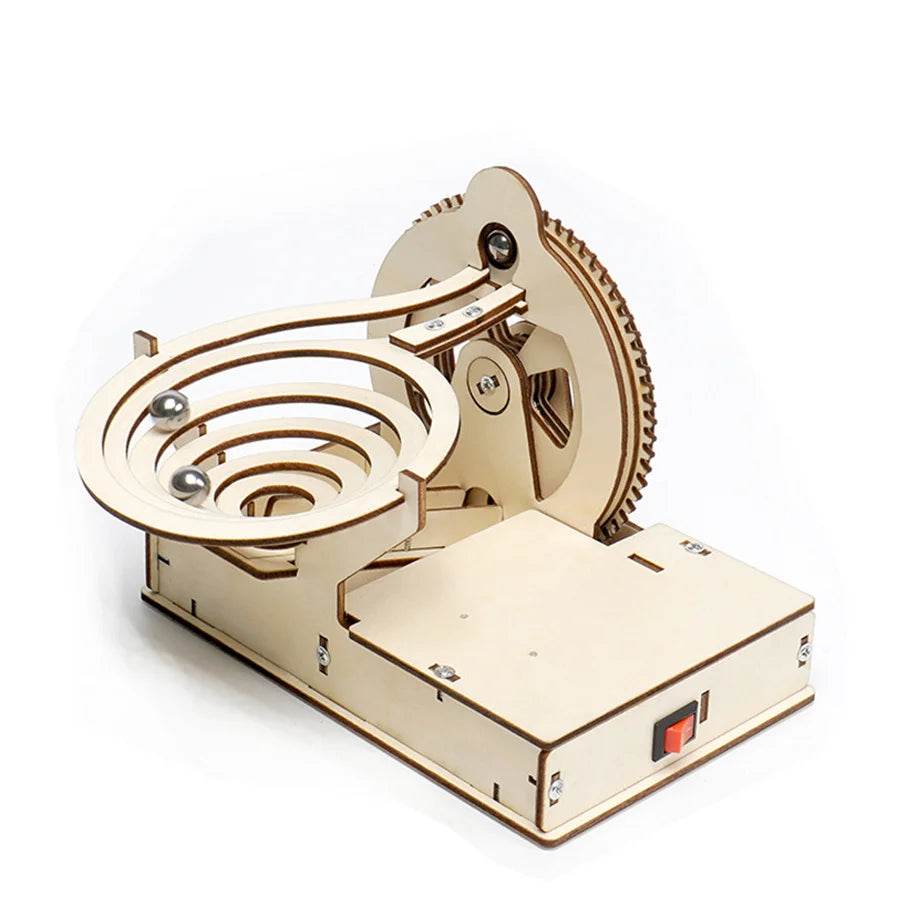 DIY Assemble Mechanical Marble Run Gear Model STEM Kit Children Science Toys Learning - ToylandEU