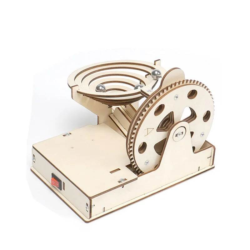 DIY Assemble Mechanical Marble Run Gear Model STEM Kit for Kids - ToylandEU