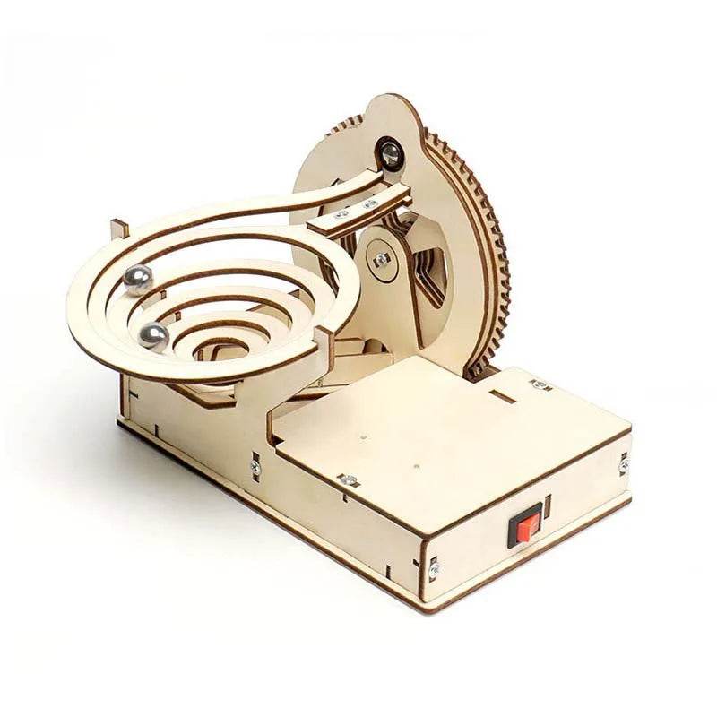 DIY Assemble Mechanical Marble Run Gear Model STEM Kit for Kids - ToylandEU