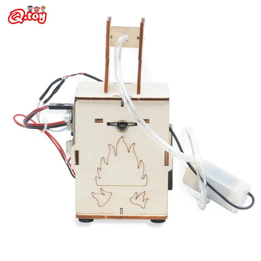 DIY Automatic Induction Fire Extinguisher Model Teenager Science Toys Assembled Experiment Material Kits for Kids Educational - ToylandEU