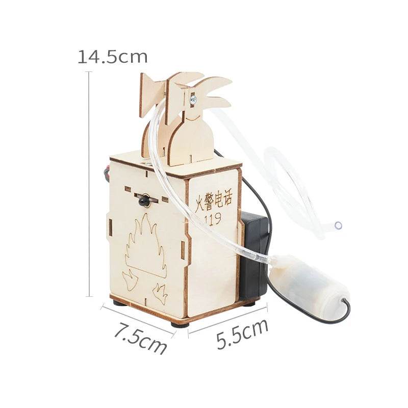 DIY Automatic Induction Fire Extinguisher Model Teenager Science Toys Assembled Experiment Material Kits for Kids Educational - ToylandEU