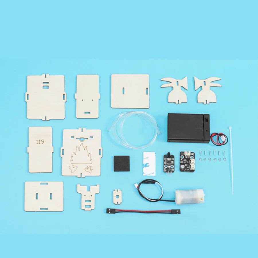 DIY Automatic Induction Fire Extinguisher Model Teenager Science Toys Assembled Experiment Material Kits for Kids Educational - ToylandEU