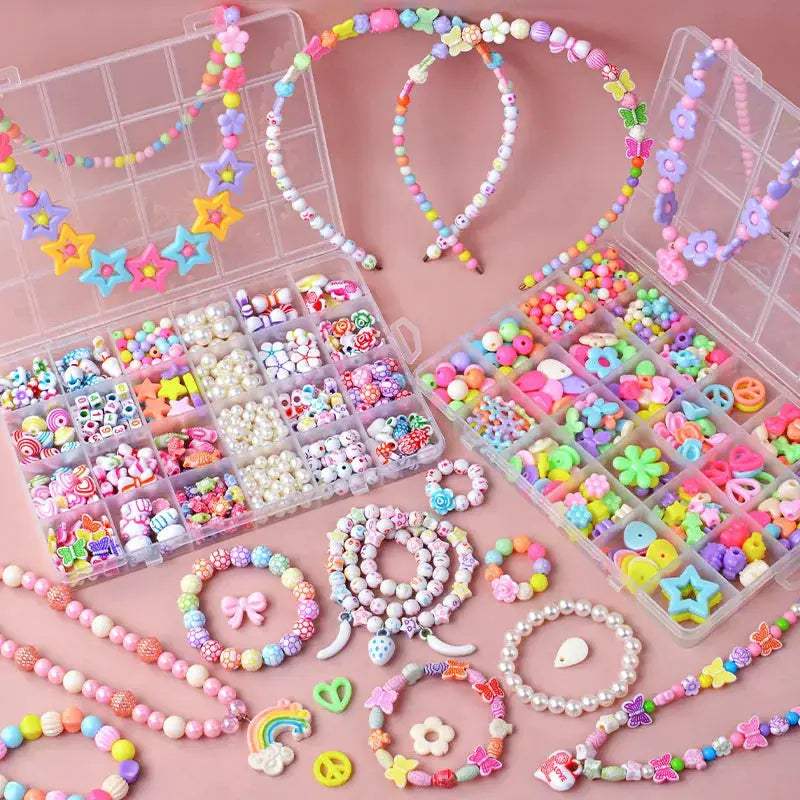DIY Bead Craft Kit For Kids Creative Jewelry Making Fun - ToylandEU