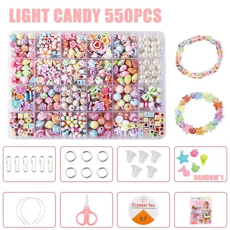 DIY Bead Craft Kit For Kids Creative Jewelry Making Fun - ToylandEU