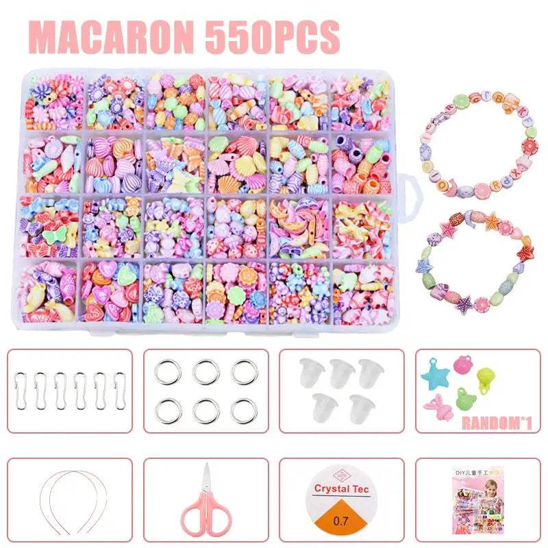 DIY Bead Craft Kit For Kids Creative Jewelry Making Fun - ToylandEU