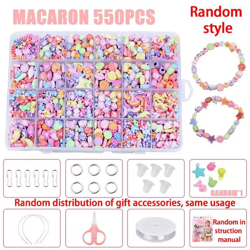 DIY Bead Craft Kit For Kids Creative Jewelry Making Fun - ToylandEU