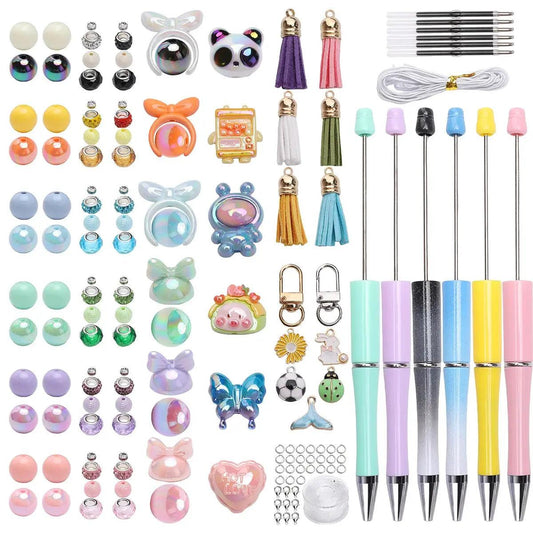  DIY Beadable Pens and Bracelet Set Multicolor Beads -  ToylandEU™