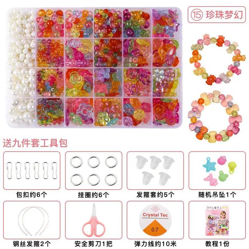 DIY Beaded Jewelry Kit For Kids Creative Bracelet Making - ToylandEU