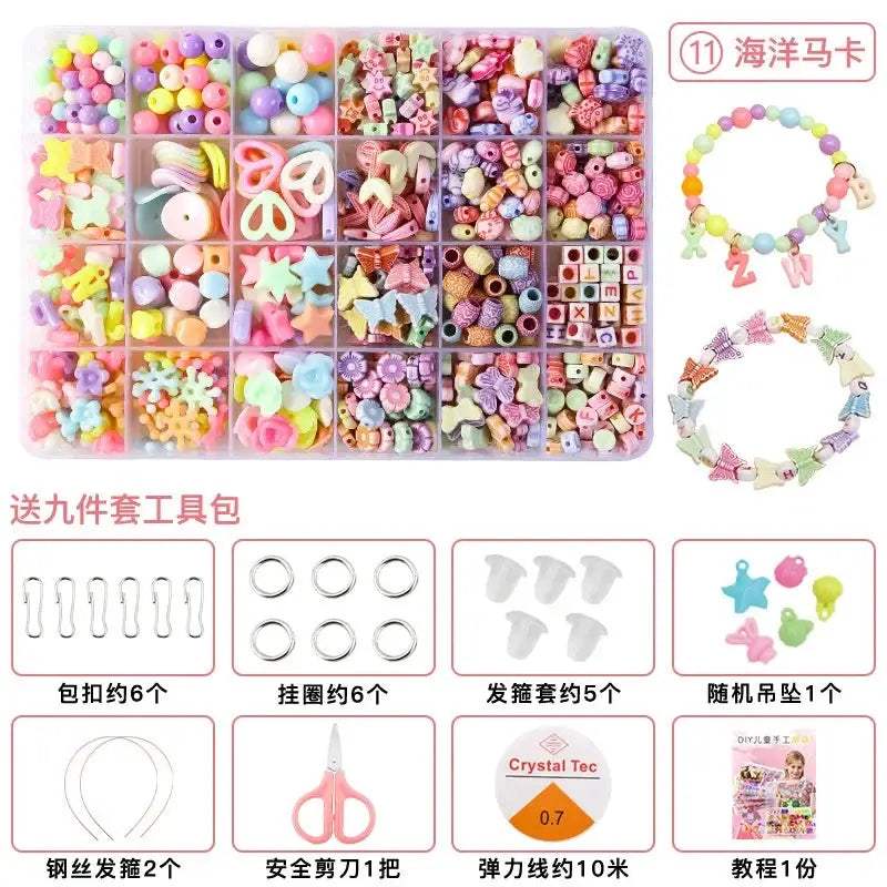DIY Beaded Jewelry Kit For Kids Creative Bracelet Making - ToylandEU